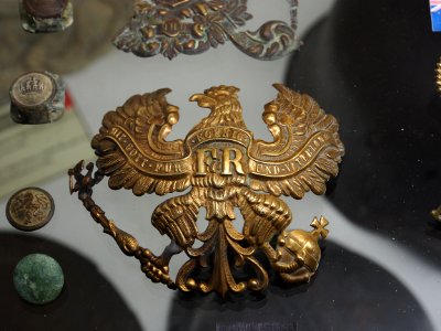 Mit Gott fur Koenig und Vaterland emblem, Musée Somme 1916, pic-086