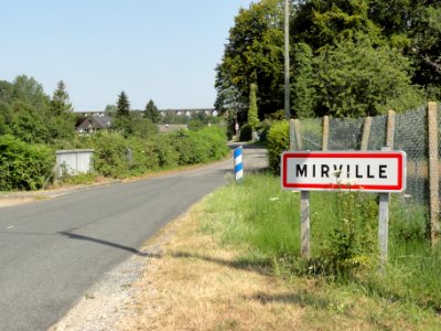 Mirville (Seine-Mar.) entrée