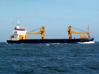 Mirva p2 approaching Port of Rotterdam