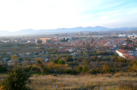 Miranda de Ebro - Vista del barrio de El Crucero desde el Cerro de la Picota