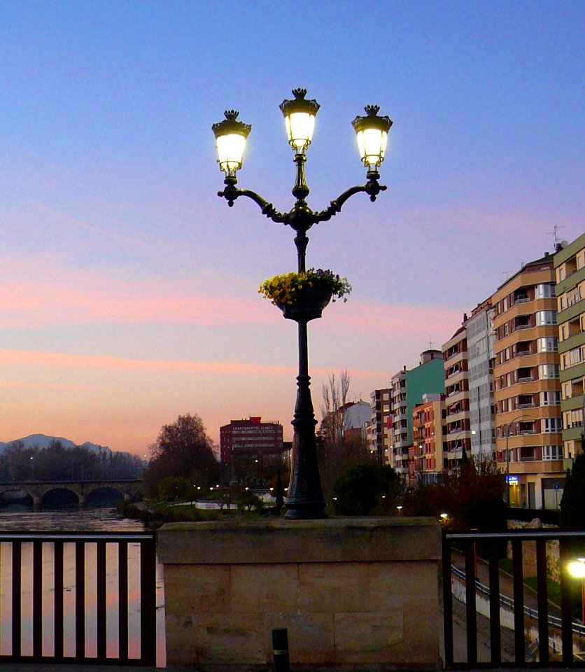 Miranda de Ebro - Puente de Carlos III, crepúsculo 1