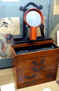 Mirror stand and small dresser - Hirata Folk Art Museum - Takayama, Gifu, Japan - DSC06783