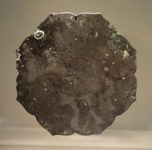Mirror, foliated, reflective side, Tang dynasty, 7th-th century AD - Freer Gallery of Art - DSC05639 photo
