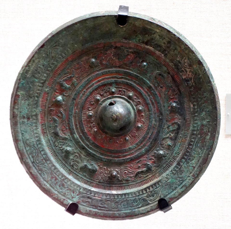 Mirror with Design of Animal Band, China, from the Eta Funayama Tomb - Tokyo National Museum - DSC06407
