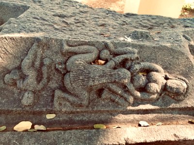 Mithuna kama woman woman sex scene, temple roof ruin, Panagal Group of Temples, Telangana India - 6