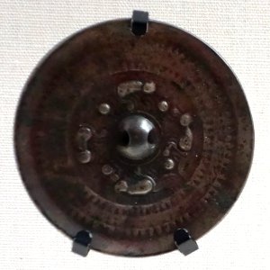 Mirror with Design of Four Animals, China, from the Eta Funayama Tomb - Tokyo National Museum - DSC06415