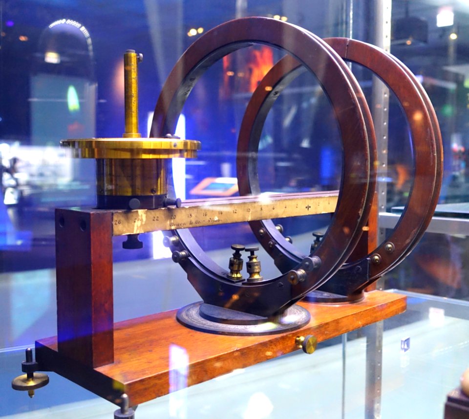Mirror Galvanometer, James W. Queen & Company, Philadelphia, early 20th century - Museum of Science and Industry (Chicago) - DSC06512