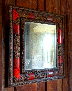 Mirror - Earl's Apartments, Haddon Hall - Bakewell, Derbyshire, England - DSC02747