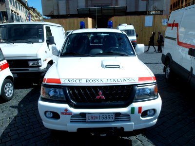 Mitsubishi Croce Rossa Italiana ambulance in Rome pic1