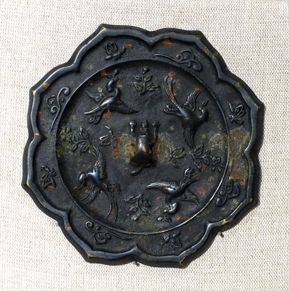 Mirror (reproduction), China, probably Han dynasty, bronze - Spurlock Museum, UIUC - DSC06069