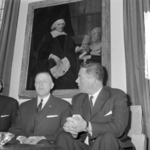 Minister president Marijnen ontvangt minister president ir Werner van Luxemburg, Bestanddeelnr 916-2183