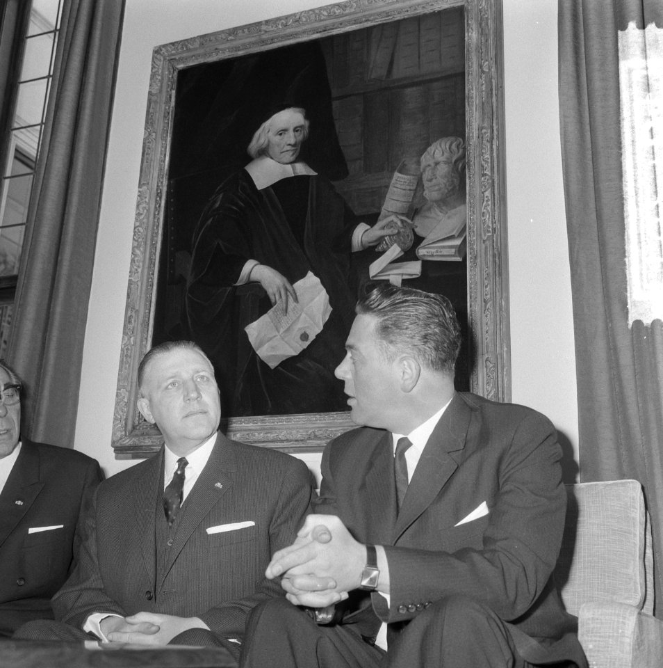 Minister president Marijnen ontvangt minister president ir Werner van Luxemburg, Bestanddeelnr 916-2184