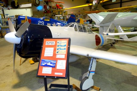 Mitsubishi A6M2 Zero replica - Oregon Air and Space Museum - Eugene, Oregon - DSC09879