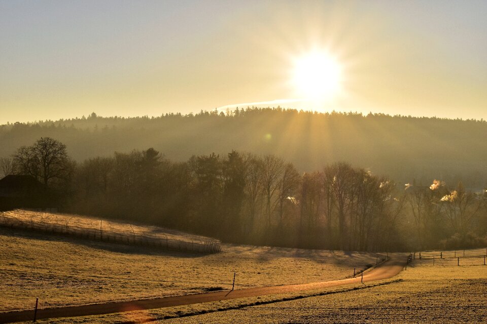 Sun autumn mood