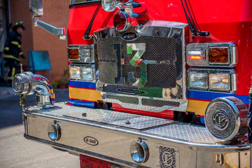 Fire service lights work
