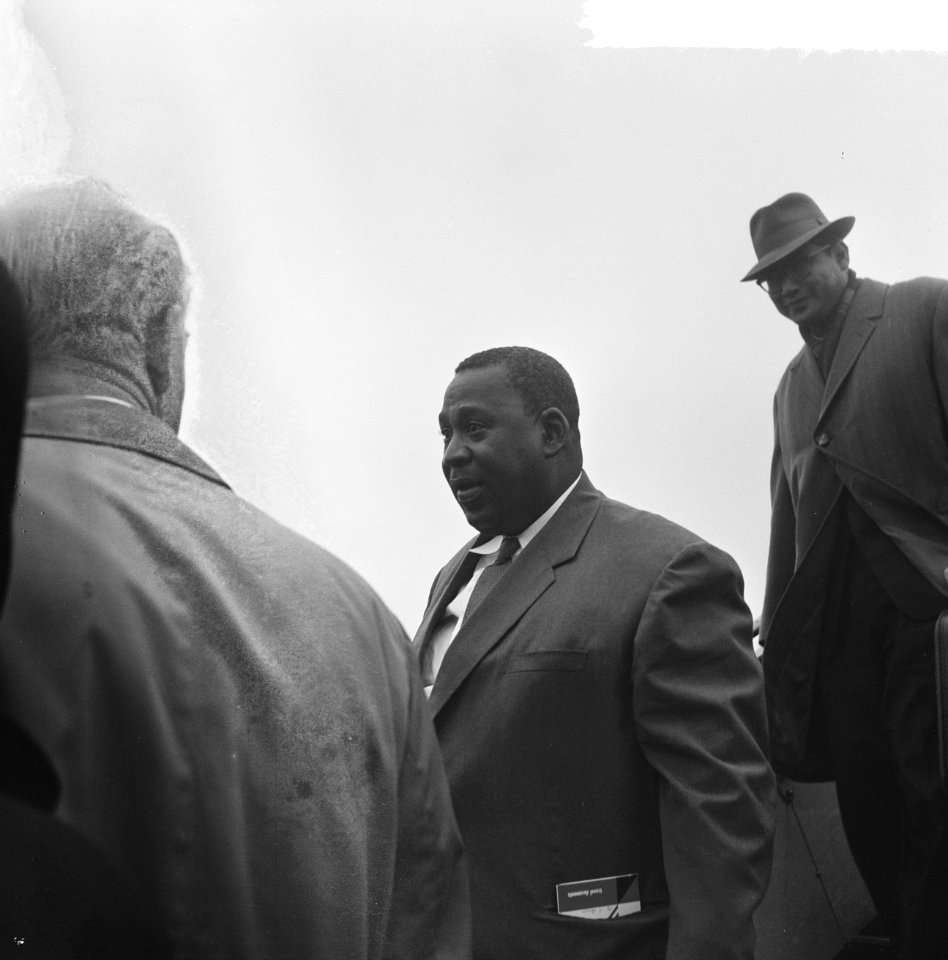 Minister-President Pengel van Suriname in Nederland aangekomen, Bestanddeelnr 915-0952