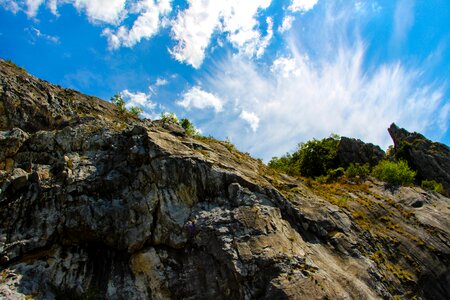 Blue mountain stone photo