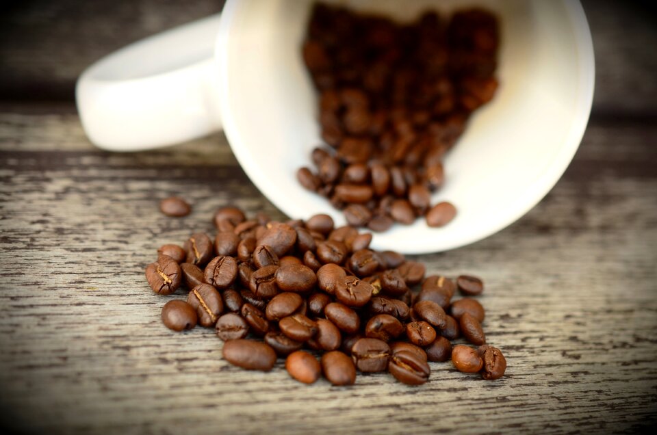 Coffee roasted brown