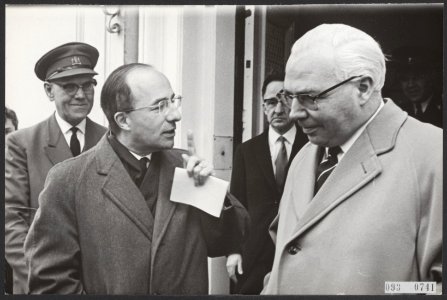 Ministers, kandidaten, Cals, Jo, Veldkamp, Gerard, Bestanddeelnr 093-0741