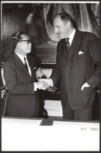 Ministers, internationaal akkoord, Luns, JAMH, Indonesië, Bestanddeelnr 083-0893