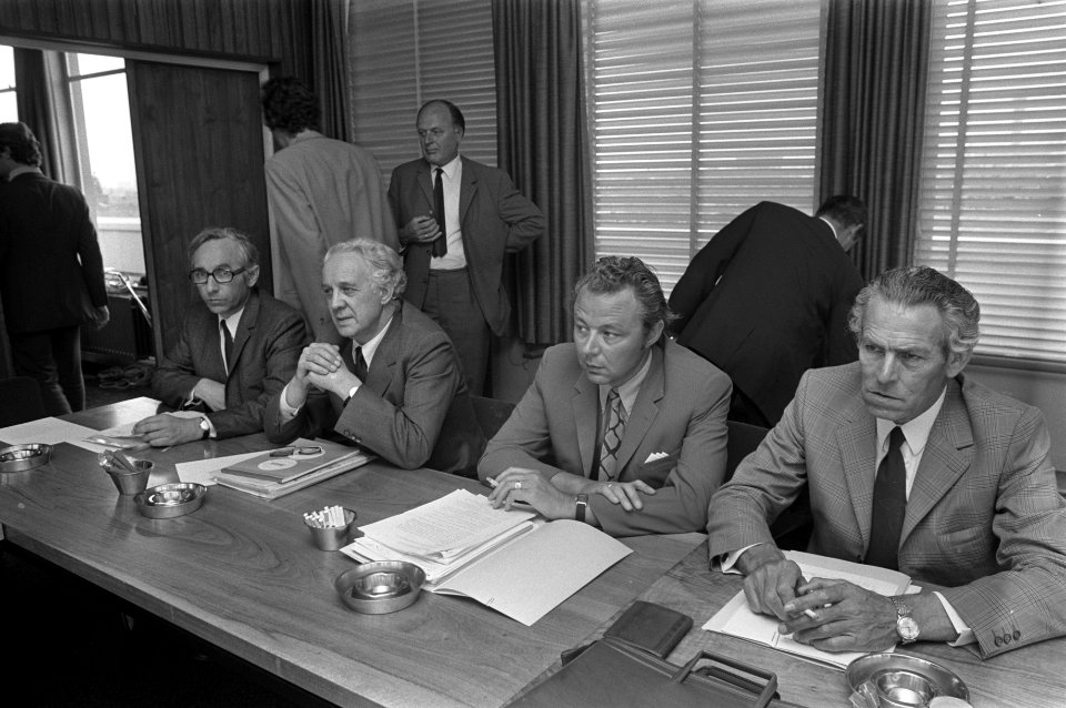 Ministers, politici, onderhandelingen, loon- en prijsbeleid, lonen, prijzen, Bestanddeelnr 925-6127