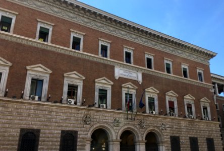 Ministero di Grazia e Giustizia - façade (Rome)