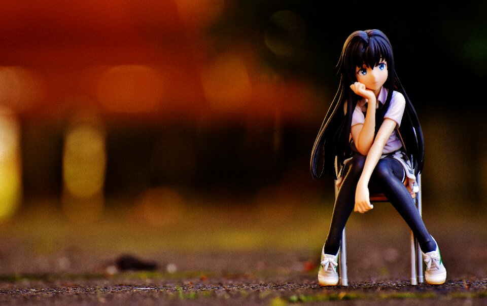 Sit thoughtful anime