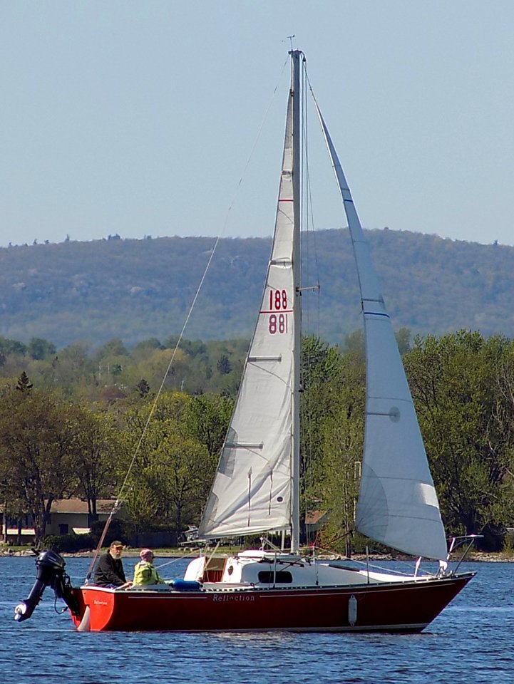 Mirage 24 sailboat Reflection 0470
