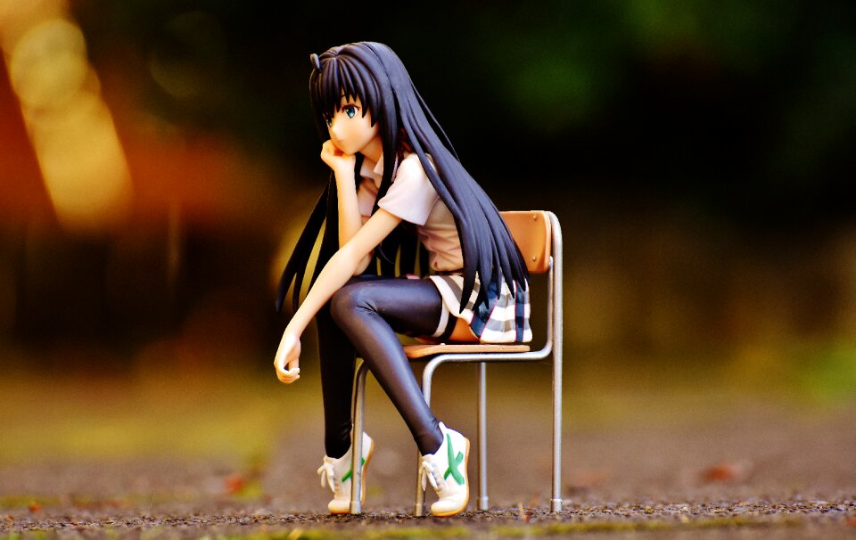 Sit thoughtful anime