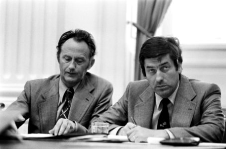 Ministers Boersma (links) en Lubbers, Bestanddeelnr 927-9834