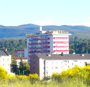 Miranda de Ebro - Hotel Tudanca visto desde Las Matillas
