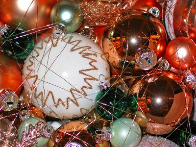 Glaskugeln ball festive decorations photo