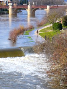 Miranda de Ebro - El Ebro desde el Puente de Hierro 3
