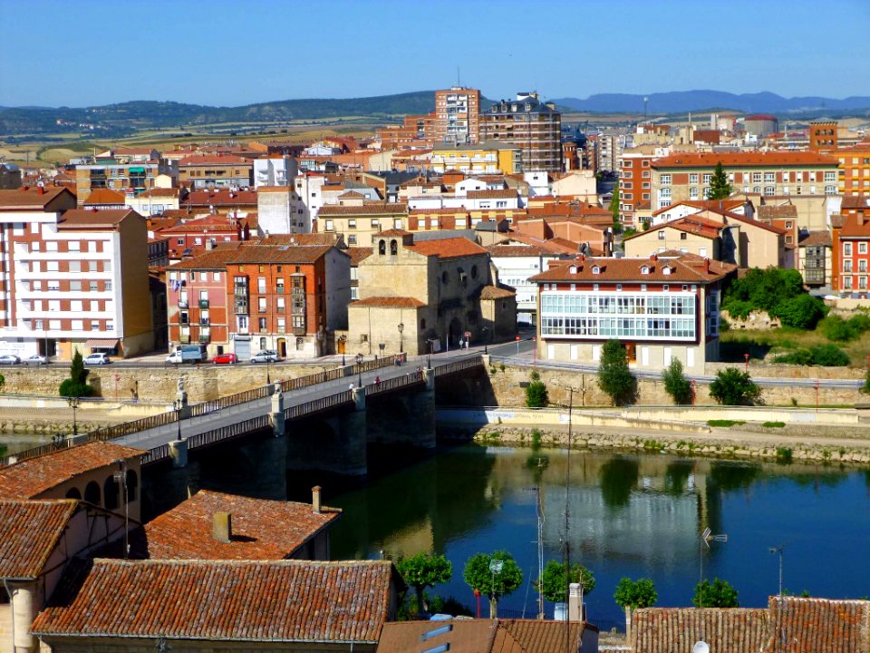Miranda de Ebro - panorámica urbana desde el Castillo 3