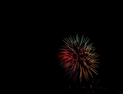 Parties pyrotechnics rays