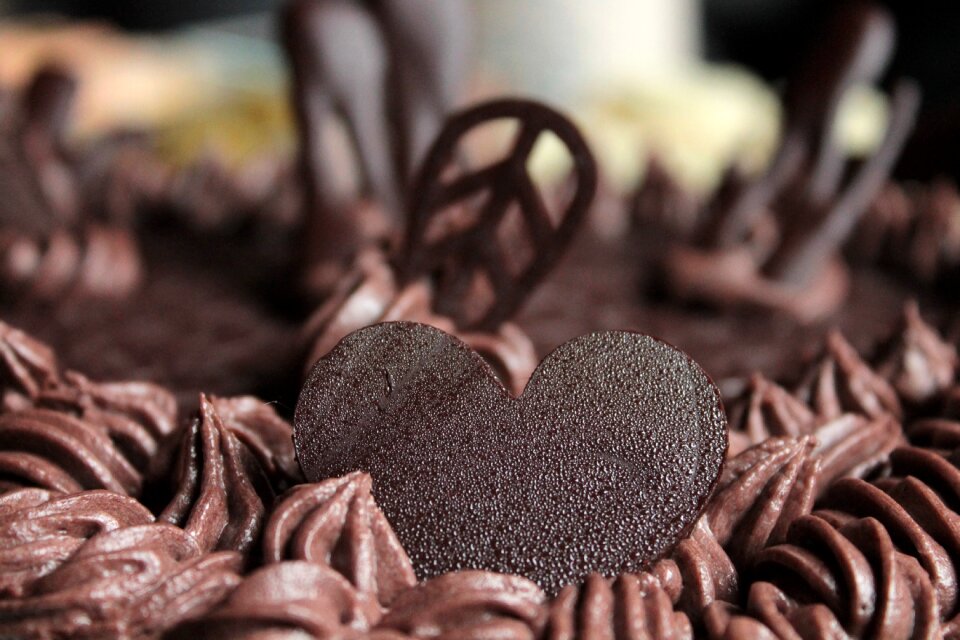 Cake drops romantic