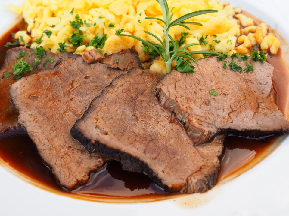 Pot roast braised roast side dishes