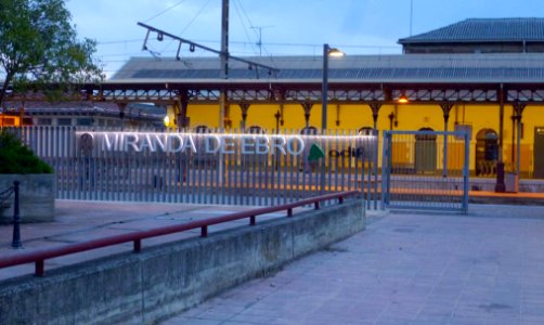 Miranda de Ebro - Acceso a la estación de tren