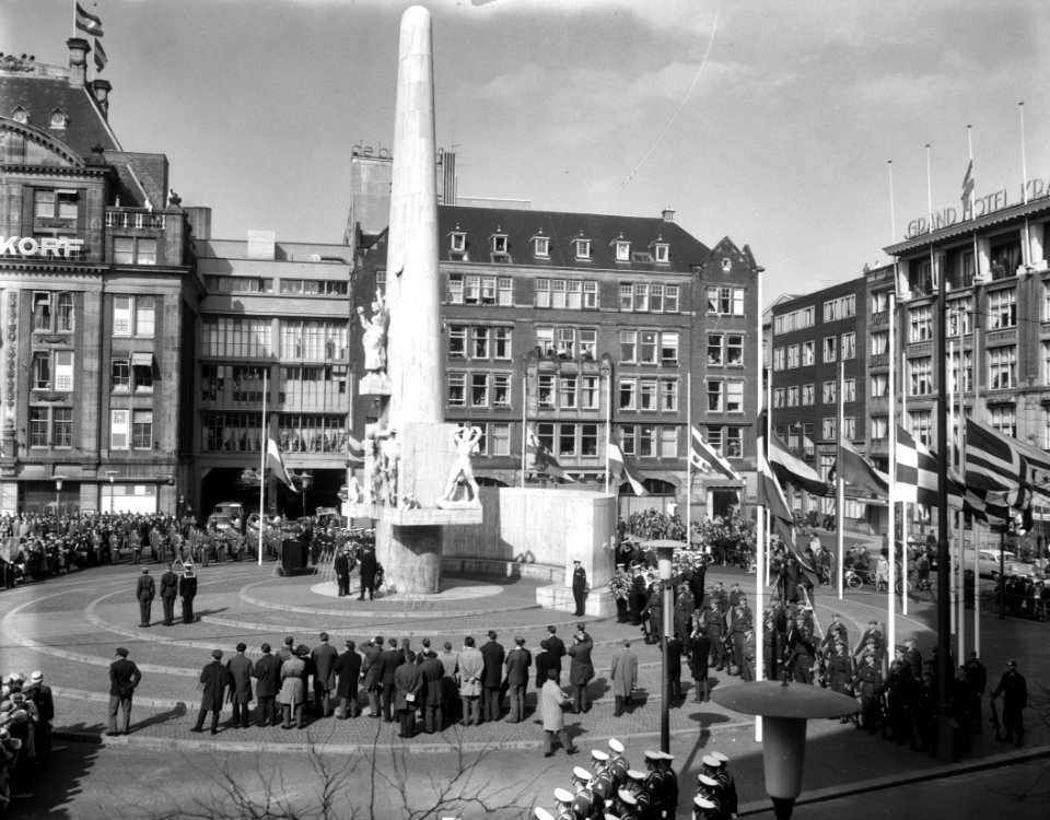 Nationale herdenking Dam, overzichten, Bestanddeelnr 916-3913