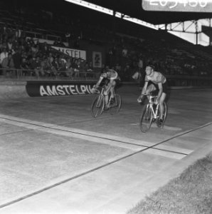 Nationale Kampioenschappen Wielrennen op de baan in Olympisch Stadion . Finish , Bestanddeelnr 920-5460
