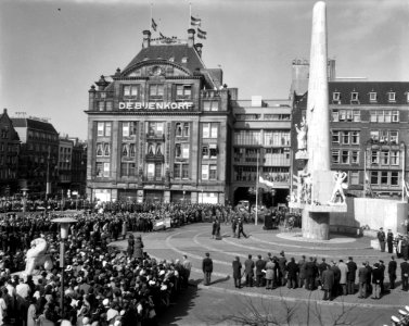 Nationale herdenking Dam, overzichten, Bestanddeelnr 916-3911