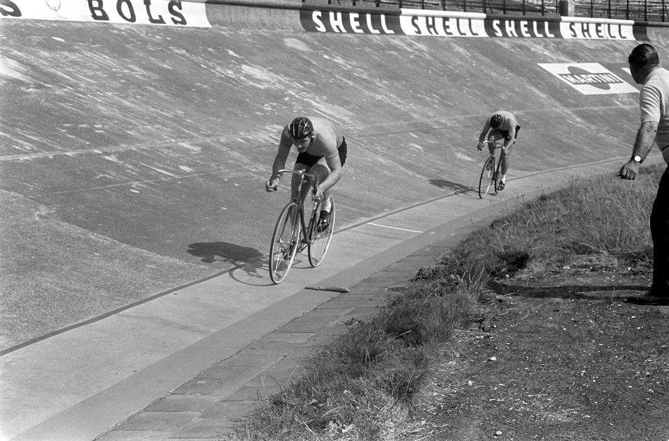 Nationale Kampioenschappen Wielrennen op de baan in Olympisch Stadion . Gert Bon, Bestanddeelnr 920-5449