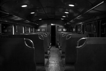 Seats train gray train