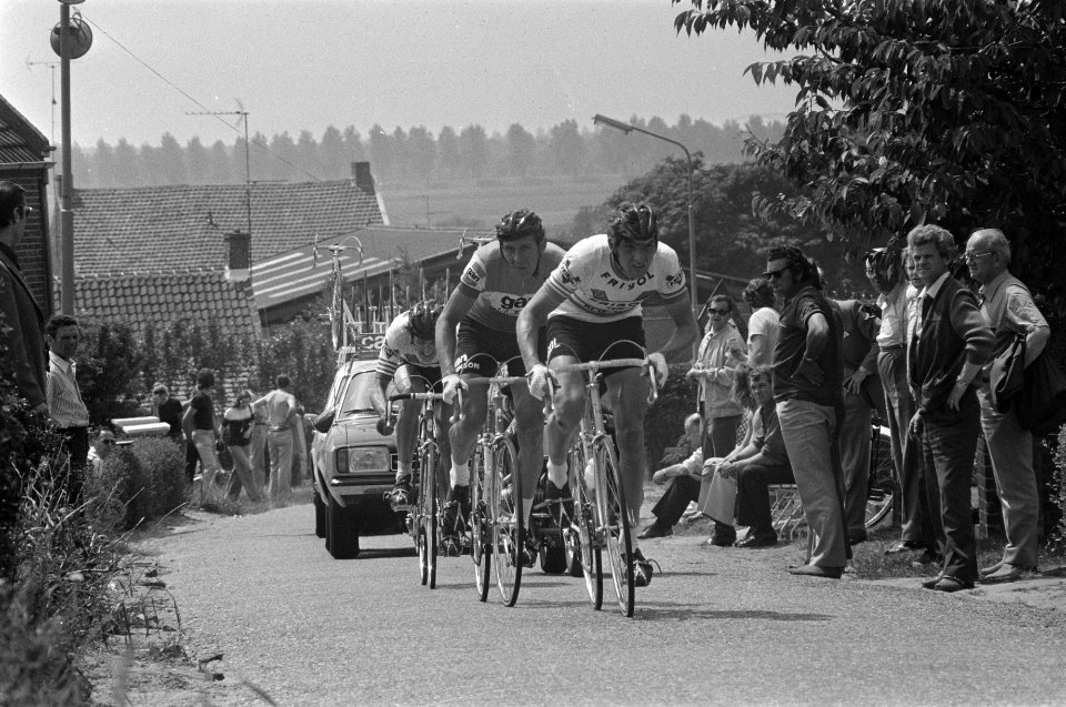 Nationale kampioenschappen wielrennen voor profs in Hoogerheide op kop Cees Prie, Bestanddeelnr 927-2745