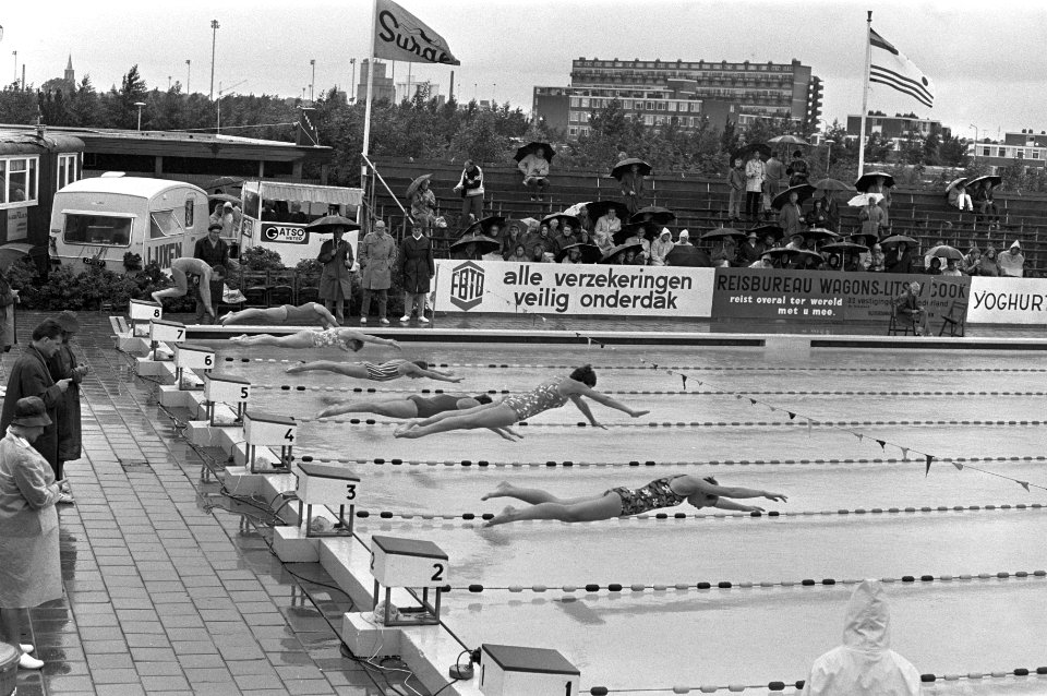 Nationale kampioenschappen zwemmen, Leeuwarden, Bestanddeelnr 923-6822