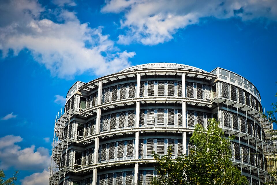 House skyscraper facade