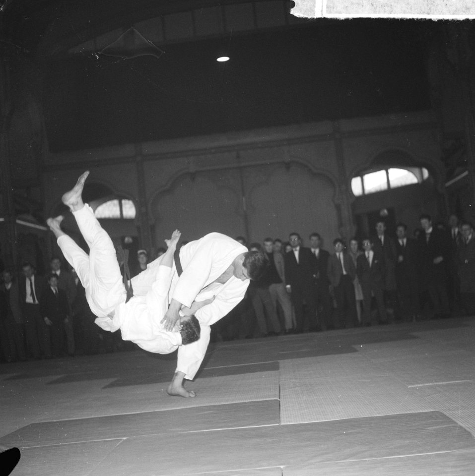 Nationale Judokampioenschappen in de Haagse Dierentuin Anton Geesink tijdens ee, Bestanddeelnr 914-9864