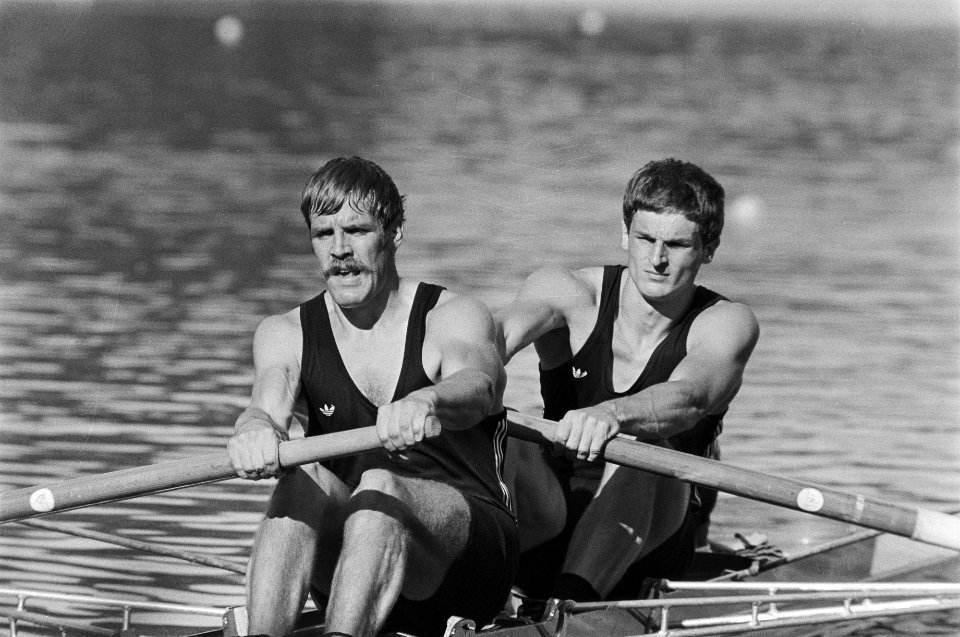 Nationale roeikampioenschappen op de Bosbaan winnaars 2 Peter van de Plas (l) e, Bestanddeelnr 929-2781