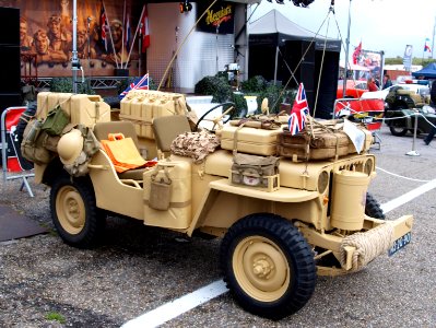 Nationale oldtimerdag Zandvoort 2010, FORD WILLYS DESSERT JEEP, NS-20-90