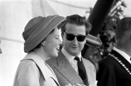 Nationale manifestatie van de Mobiele Brigade in Utrech aankomst van Prinses Bea, Bestanddeelnr 911-3190